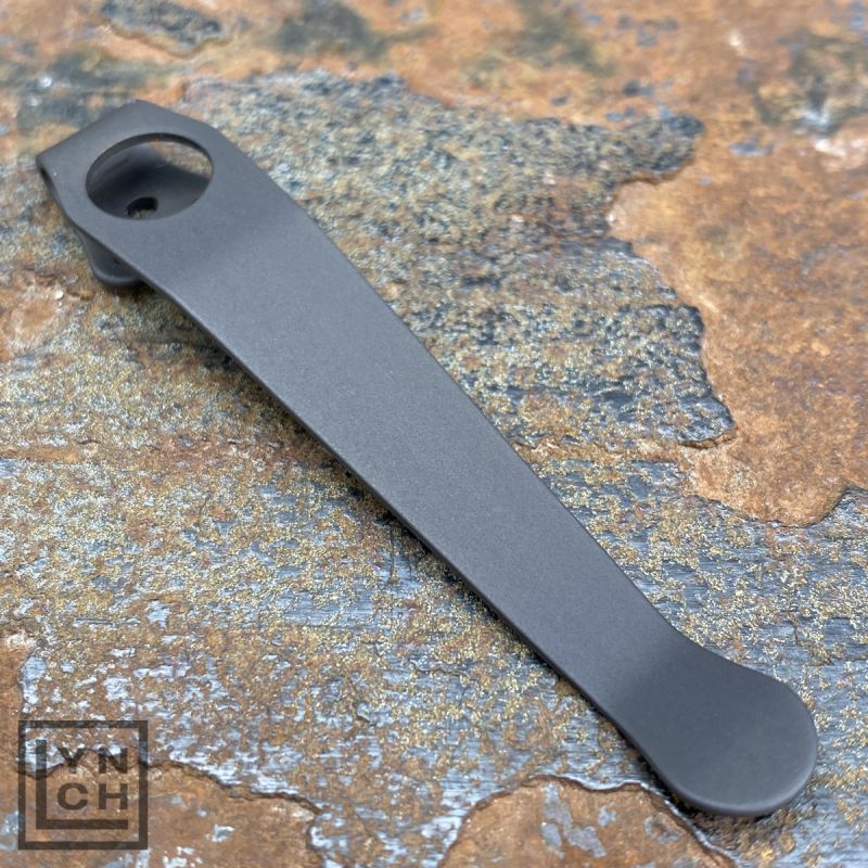 ゆえ Laputa CLIPS OF CRUNCH LOOP Ⅰ Ⅱ Ⅲ Lynch NW Ti Deep Carry Clip Long - Blacksmith