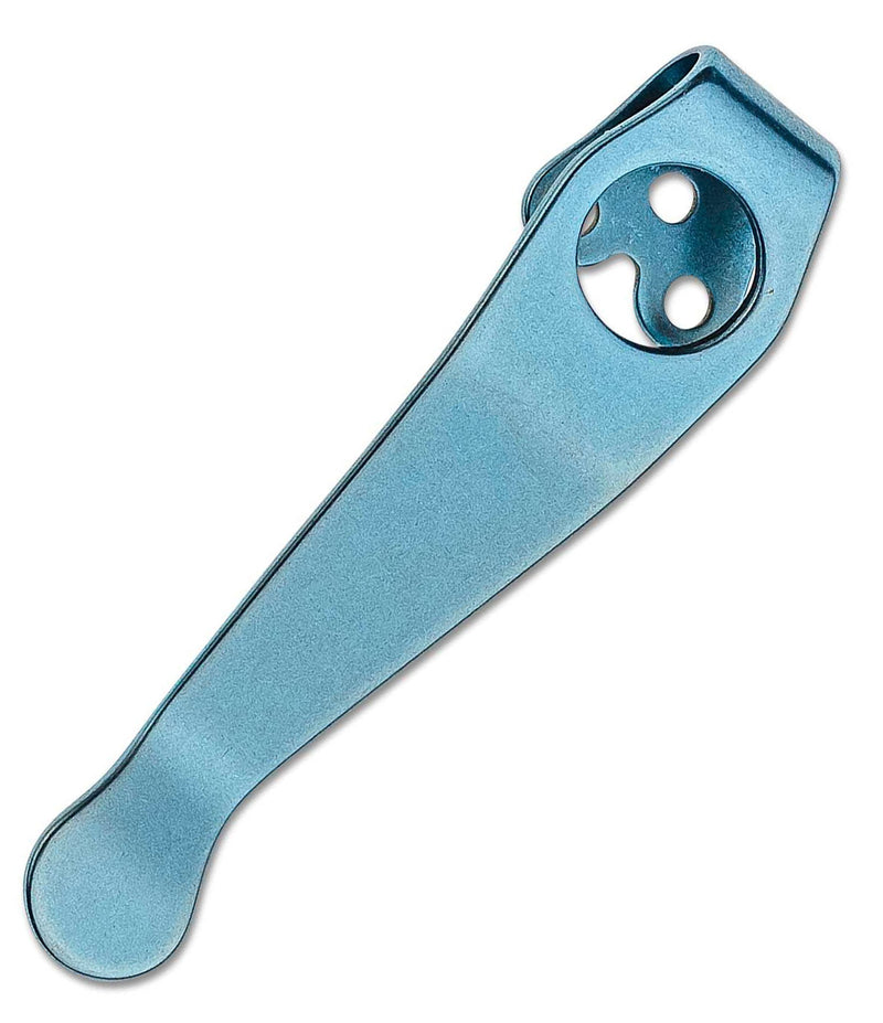 Lynch NW Ti Deep Carry Clip Standard - Ice Blue Anodized