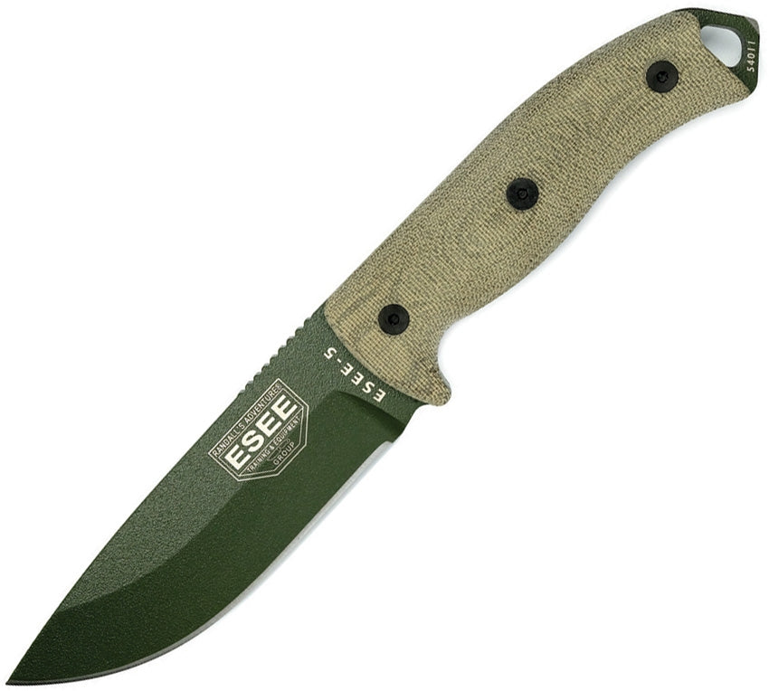 Esee Model 5 Fixed Blade Canvas 5POD 017 esee-model-5-fixed-blade-canvas-5pod-017
