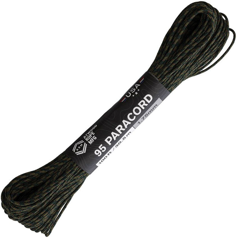 Atwood 95 Parachute Cord Woodland100Ft