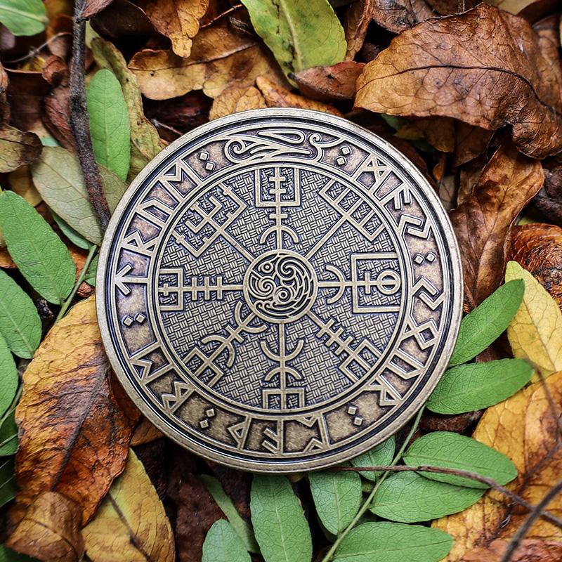 Carpe Diem EDC Viking Travel Coin Antique Bronze COIN-ABZ