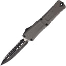 Microtech Combat Troodon D/E Gen III Natural Clear Full Serrated 1142-3 NC