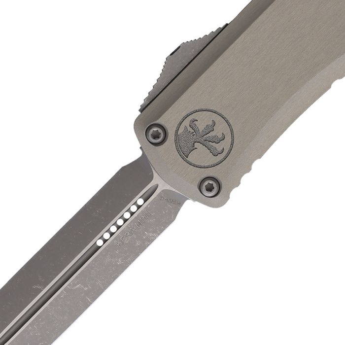 Microtech Hera II Mini D/E Natural Clear Apocalyptic STD 1702M-10 APNC