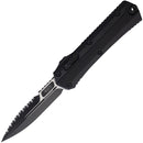 Microtech Glykon OTF Bayonet Tactical Top Serrated Nickel Boron Internals 184-2T