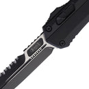 Microtech Glykon OTF Bayonet Tactical Top Serrated Nickel Boron Internals 184-2T