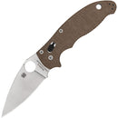 Spyderco Manix 2 Canvas Micarta Cruwear C101MPCW2