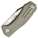 GiantMouse Atelier Green Canvas Micarta