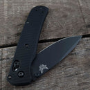 AWT Benchmade Mini Bugout Scales - Archon Series - Contoured - Black Anodized