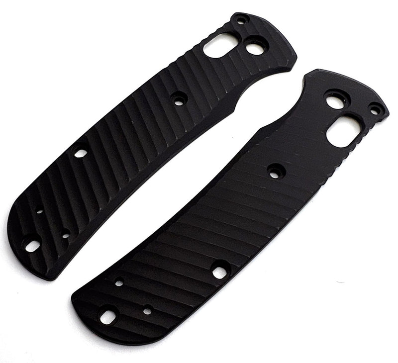 AWT Benchmade Mini Bugout Scales - Archon Series - Contoured - Black Anodized