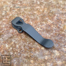 Lynch NW Ti Deep Carry Stubby Clip Benchmade / Emerson / ProTech Stubby Clip Black Cerakote