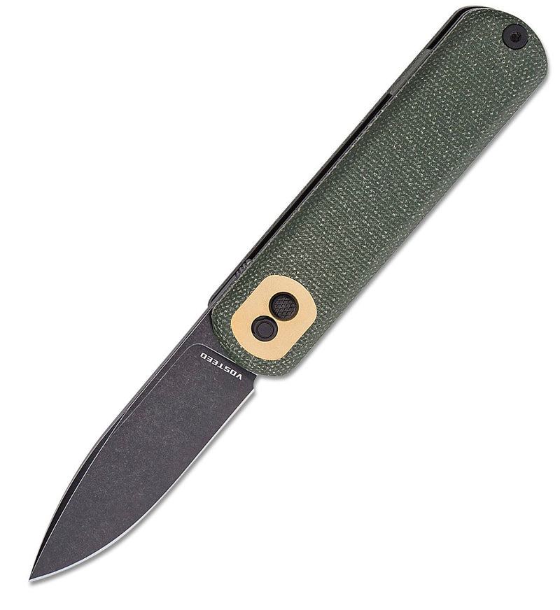 Vosteed Corgi Green Micarta CG3SVM1