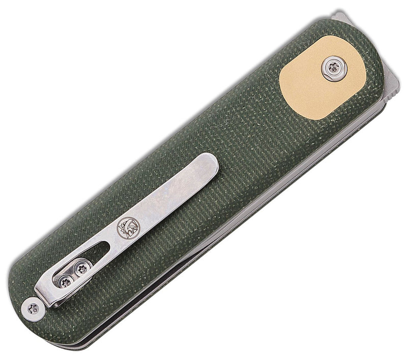 Vosteed Corgi Green Micarta CG3SVM3