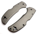AWT Spyderco Native 5 Lightweight (LW) Scales - Aggressive Agent Series - Linerless - Gun Metal Grey Cerakote