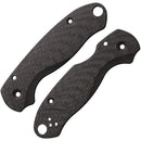Flytanium Lotus Para 3 Handle Scales Basket Weave CF