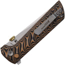 North Mountain Blade Chop 2 Button Lock Snake 2406BKSK