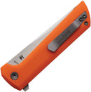 North Mountain Blade Chop 2 Button Lock Orange 2406OR