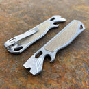 Lynch NW All Access Pass v1.i Brown Canvas Micarta Inlay Stonewashed Prybar