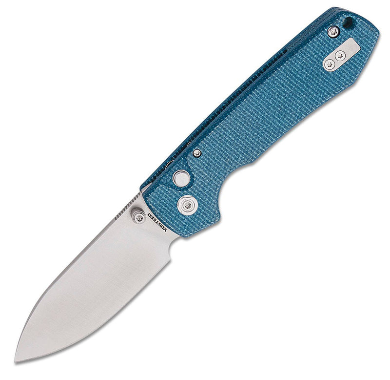 Vosteed Raccoon Blue Micarta RC3SVM3