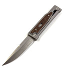 Reate OG Exo Ti Burlap Micarta Elmax Drop Point Gravity Knife