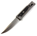 Reate OG Exo Ti Black Micarta Elmax Drop Point Gravity Knife