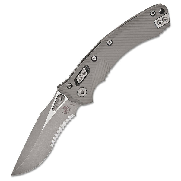Microtech Amphibian RAM-LOK S/E Fluted Natural Clear Apocalyptic Part