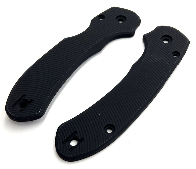 AWT Spyderco Para 3 Lightweight (LW) Scales – Aggressive Agent Series – Linerless – Armor Black Cerakote