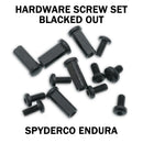 AWT Stainless Replacement Hardware Screw Kit for Spyderco Endura - Black