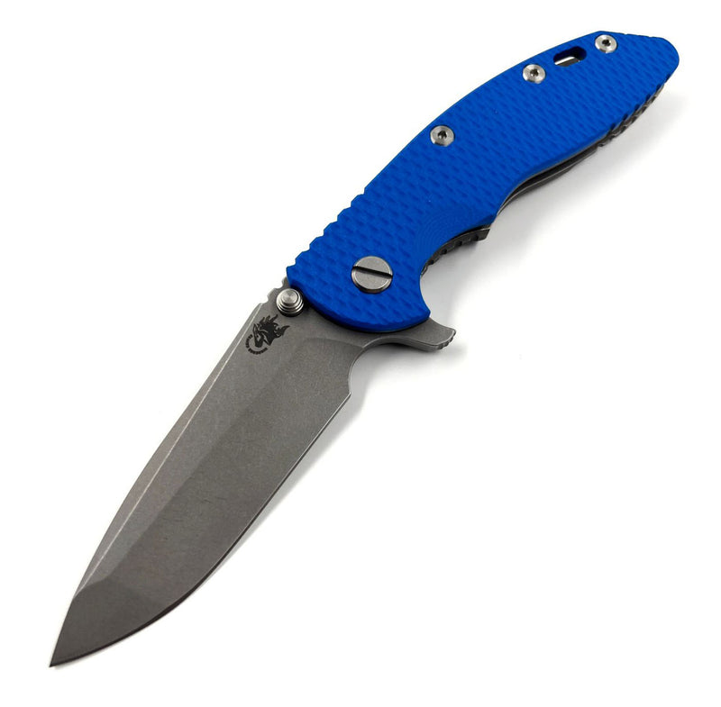 Hinderer XM-18 3.5 S45VN Spanto Tri-Way Working Finish Blue G10