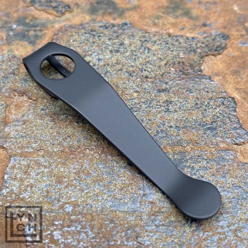 Lynch NW Spyderco TI Wire Replacement clip - Black Cerakote