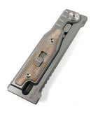 Reate EXO Mini Green Micarta Stonewash Drop Point - Gravity Knife