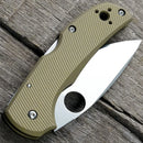 AWT Spyderco Native 5LW Scales - Aggressive Agent Series - Linerless - Anodized - FDE