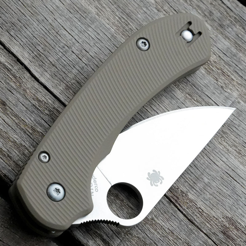 AWT Spyderco Para 3 Lightweight (LW) Scales – Aggressive Agent Series – Linerless – Magpul FDE Cerakote