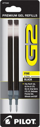 Tactile Turn Refill - 2 Pack Pilot G2 0.7mm Ink Refill Black