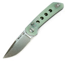Reate PL-XT Pivot Lock Jade G10 Stonewash