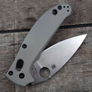 AWT Spyderco Manix 2 Scales – Agent Series – Linerless – Black  Screws - Sniper Grey Anodized