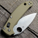 AWT Spyderco Manix 2 Lightweight (LW) Scales – Aggressive Agent Series – Linerless – FDE Anodized