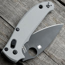 AWT Spyderco Manix 2 Lightweight (LW) Scales – Aggressive Agent Series – Linerless – Sniper Grey Anodized