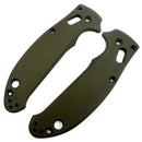 AWT Spyderco Manix 2 Scales – Agent Series – Linerless – Satin Screws - OD Green Anodized