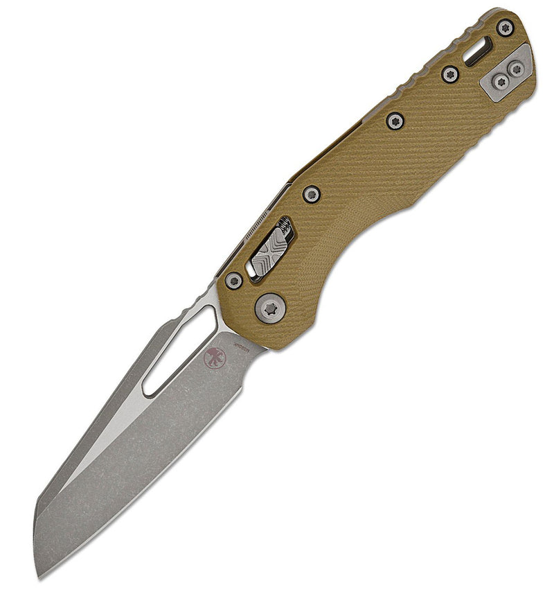 Microtech MSI S/E Fluted G10 OD Green Aocalyptic STD 210-10APFLGTOD