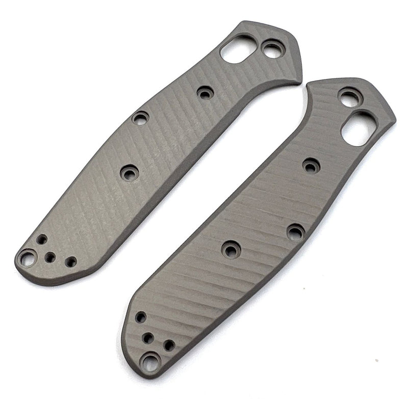AWT Benchmade Mini Osborne 945 Scales – Archon Milling - Sniper Grey Anodized
