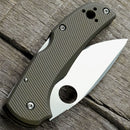 AWT Spyderco Native 5LW Scales - Aggressive Agent Series - Linerless - Anodized - OD Green
