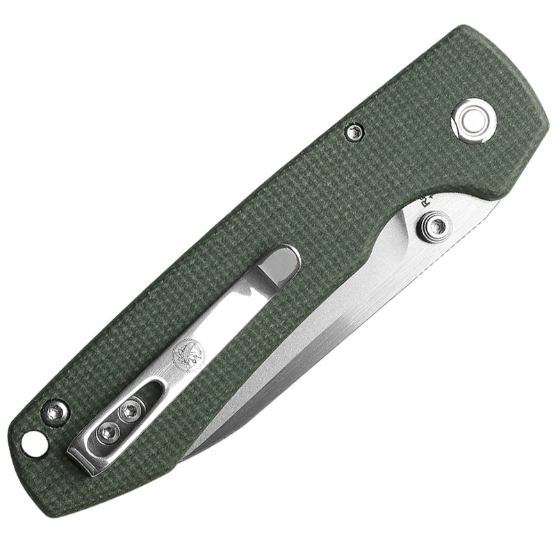 Vosteed Raccoon Green Micarta RC3SVM1