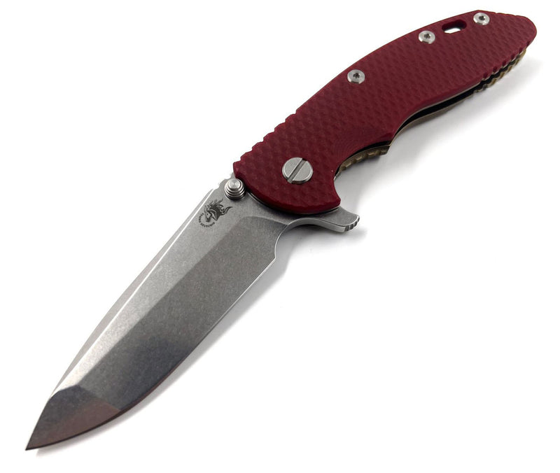 Hinderer XM-18 3.5 S45VN Spanto Tri-Way Stonewash Bronze Red G10