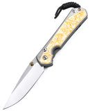 Chris Reeve Large Sebenza 31 Glass Blasted Box Elder Magnacut L31-1108