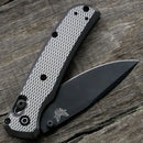AWT Limited Benchmade Bugout Scales - Checker Milling - Shadow Chrome Anodized