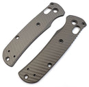 AWT Benchmade Mini Bugout Scales - Archon Series - Contoured - Sniper Grey Anodized