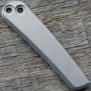 AWT Milled Aluminium Universal Spyderco Clip - Stonewash