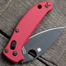 AWT Spyderco Manix 2 Lightweight (LW) Scales – Aggressive Agent Series – Linerless - Anodized Weathered Red