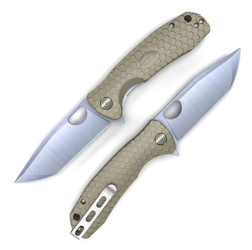 Honey Badger Small Tanto Tan 1342