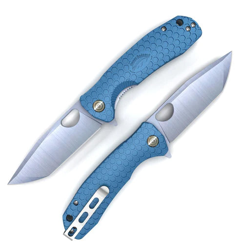 Honey Badger Small Tanto Blue 1344